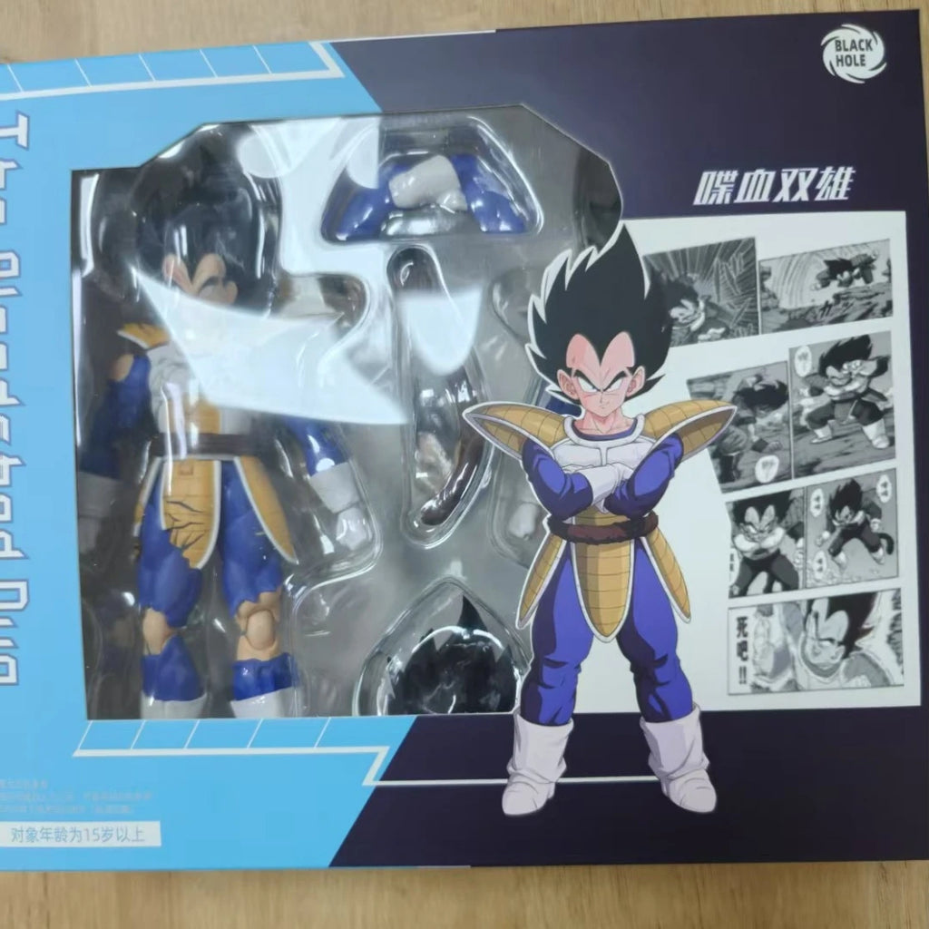 Dragon Ball Z Super Saiyan Battle Damaged Goku & Vegeta Action Figures