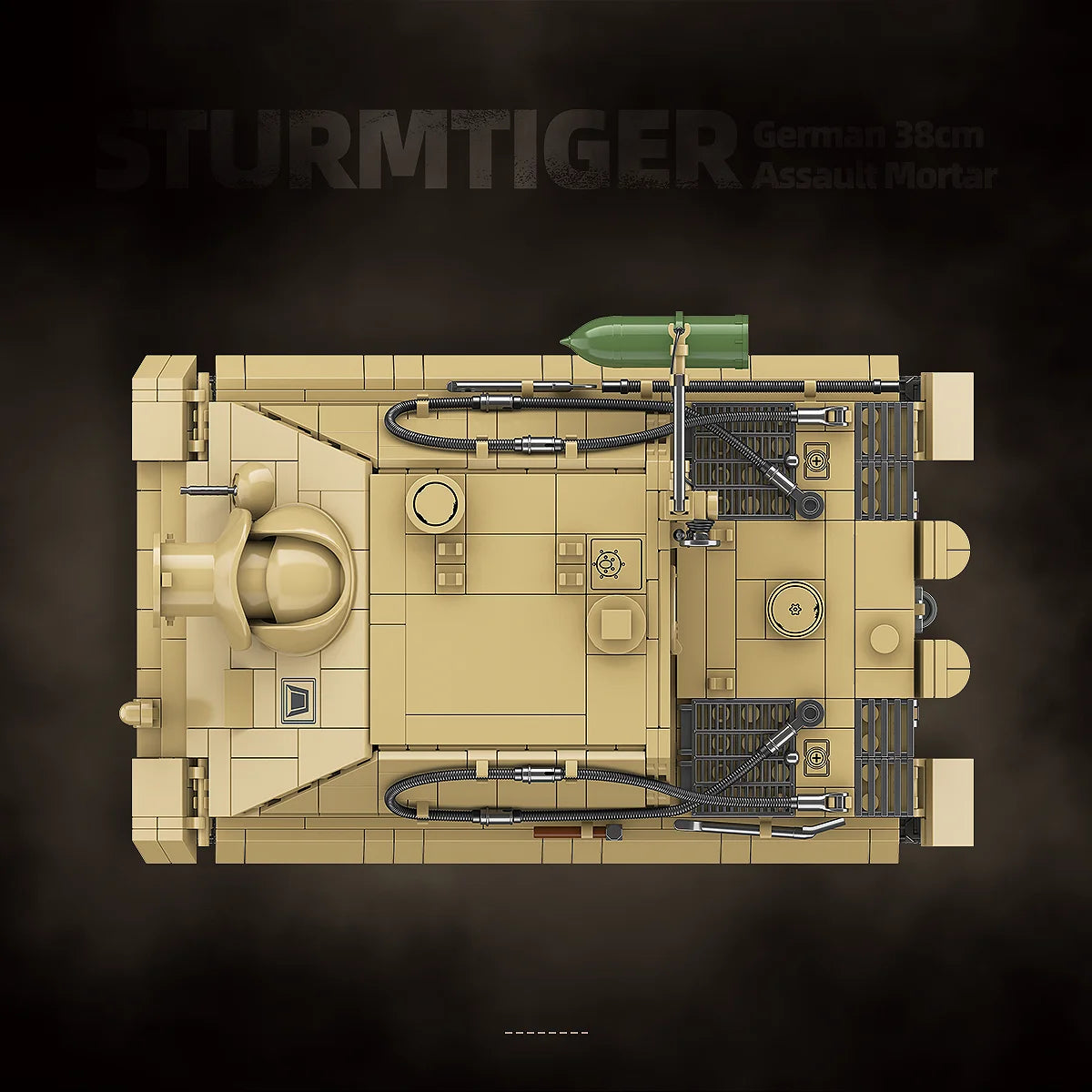 MOULD KING Sturmtiger Tank Building Blocks Model - Engaging Assembly Toy