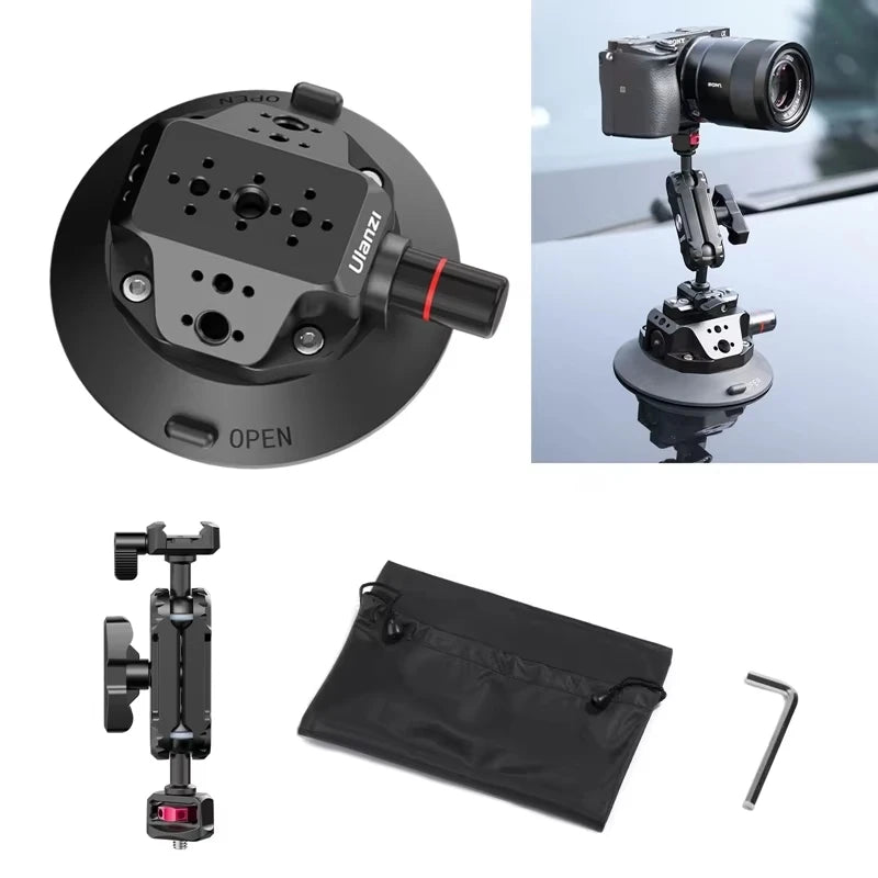 Ulanzi Action Camera Vacuum Suction Cup Stabilizer for GoPro & Phone