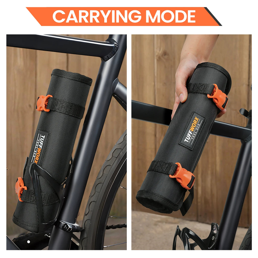 Durable Tool Roll Up Bag - Portable Organizer for Tools & Gear