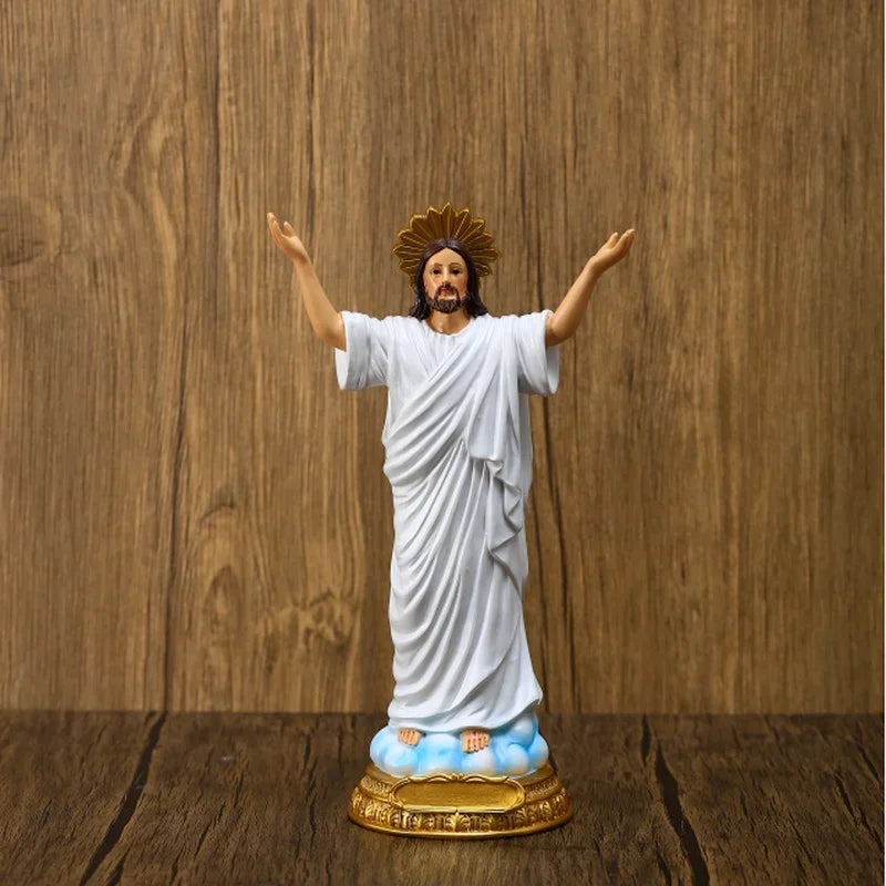 He Is Risen Statue - 8" Jesus Christ Resurrection Figurine