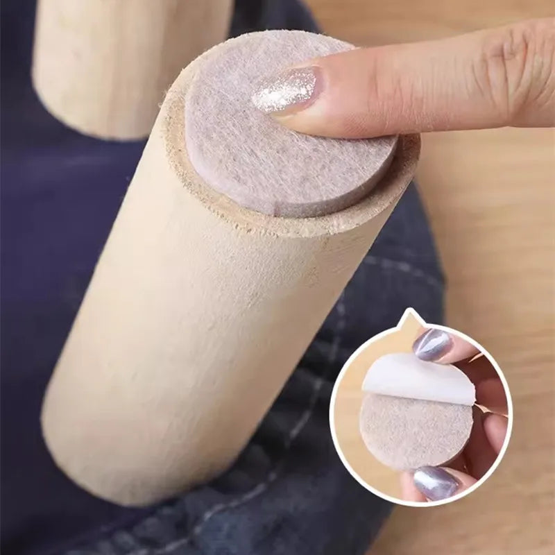3mm Thick Felt Chair Leg Pads - Mute & Non-Slip Furniture Protectors