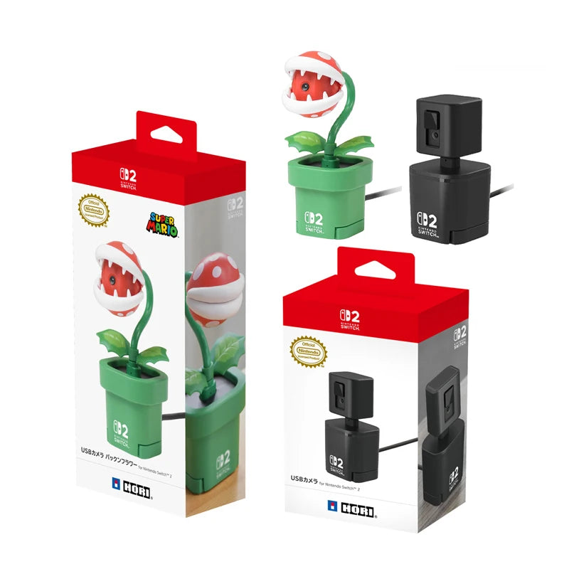 Nintendo NS2 Piranha USB Camera - Dual Webcam for Streaming & Gaming