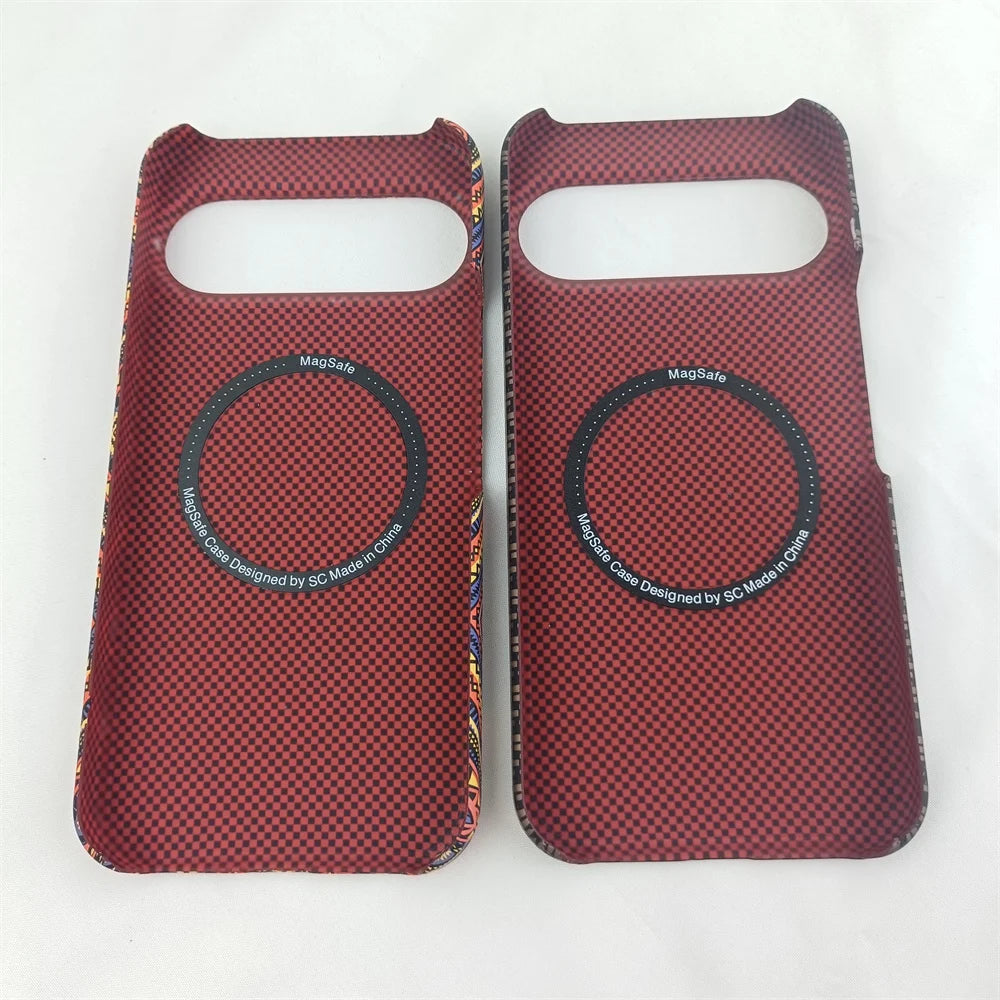 Luxury Carbon Fiber MagSafe Case for Google Pixel (Multiple Models)