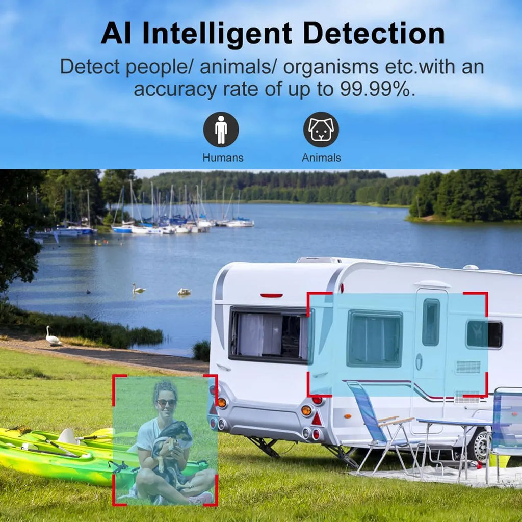 GENBOLT 4G LTE Solar Security Camera with 2K Color Night Vision