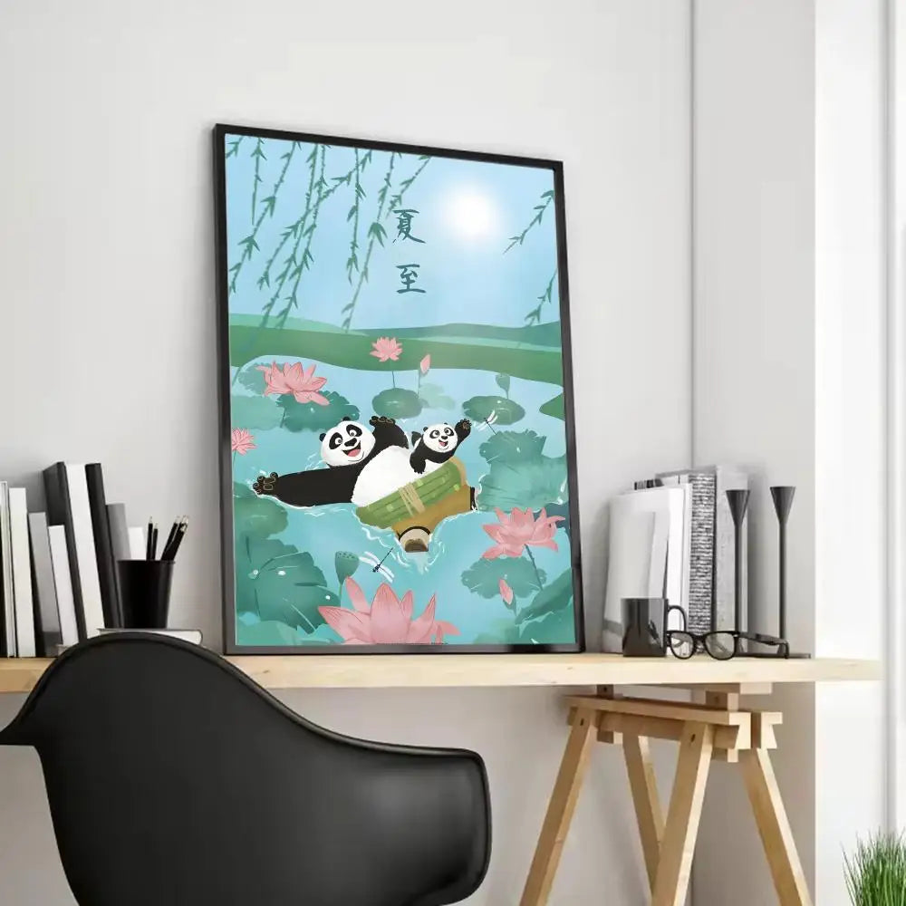 Kung Fu Panda HD Wall Art Poster - Waterproof Aesthetic Decor