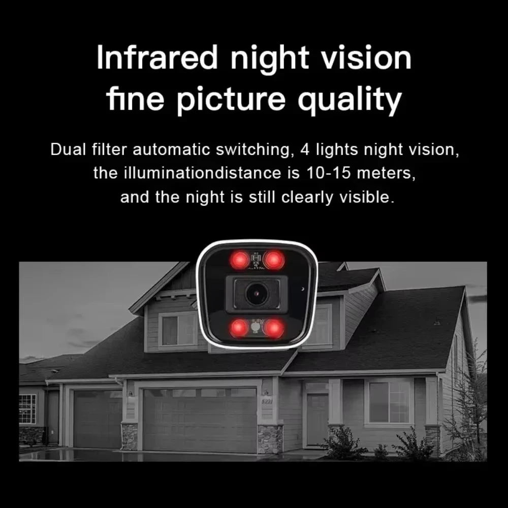 Vstarcam 3MP WiFi IP Bullet Camera | HD Night Vision & Two-Way Audio