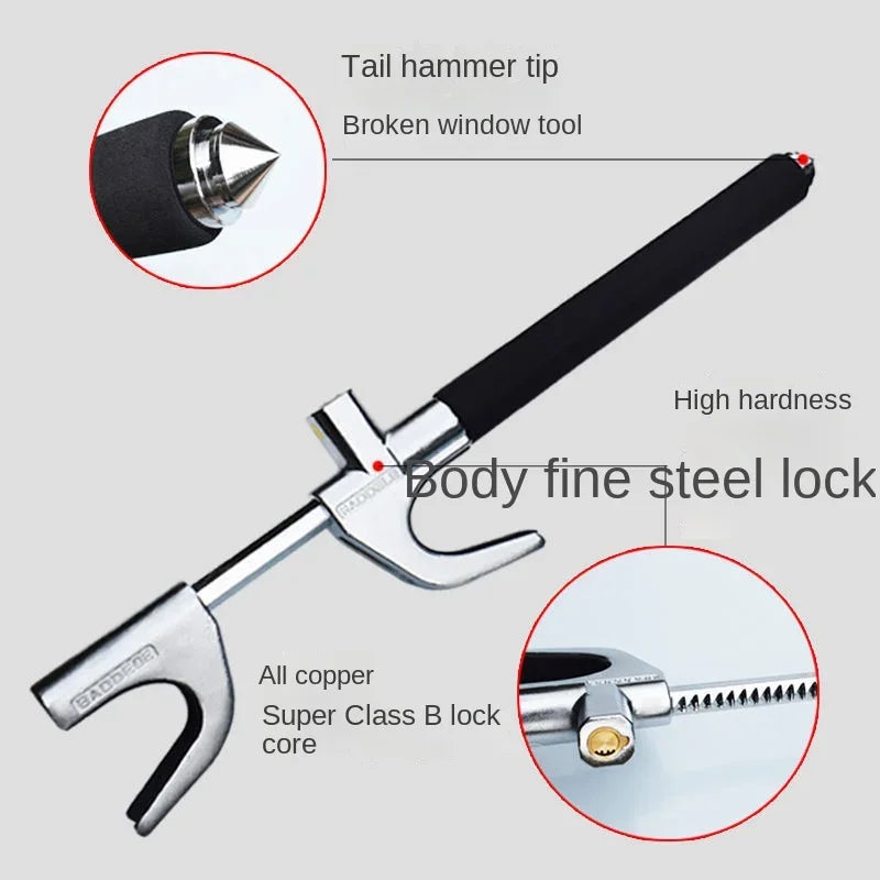 Adjustable Anti-Theft Steering Wheel Lock - Maximum Security Design