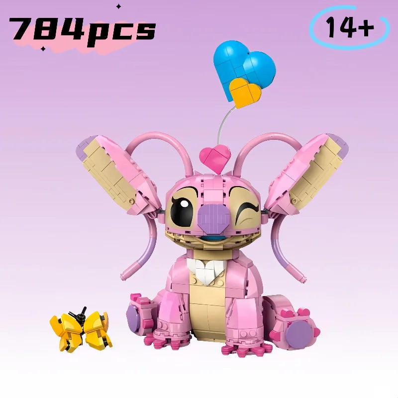 MINISO Stitch Building Blocks - STEM Puzzle Toy for Kids & Collectors