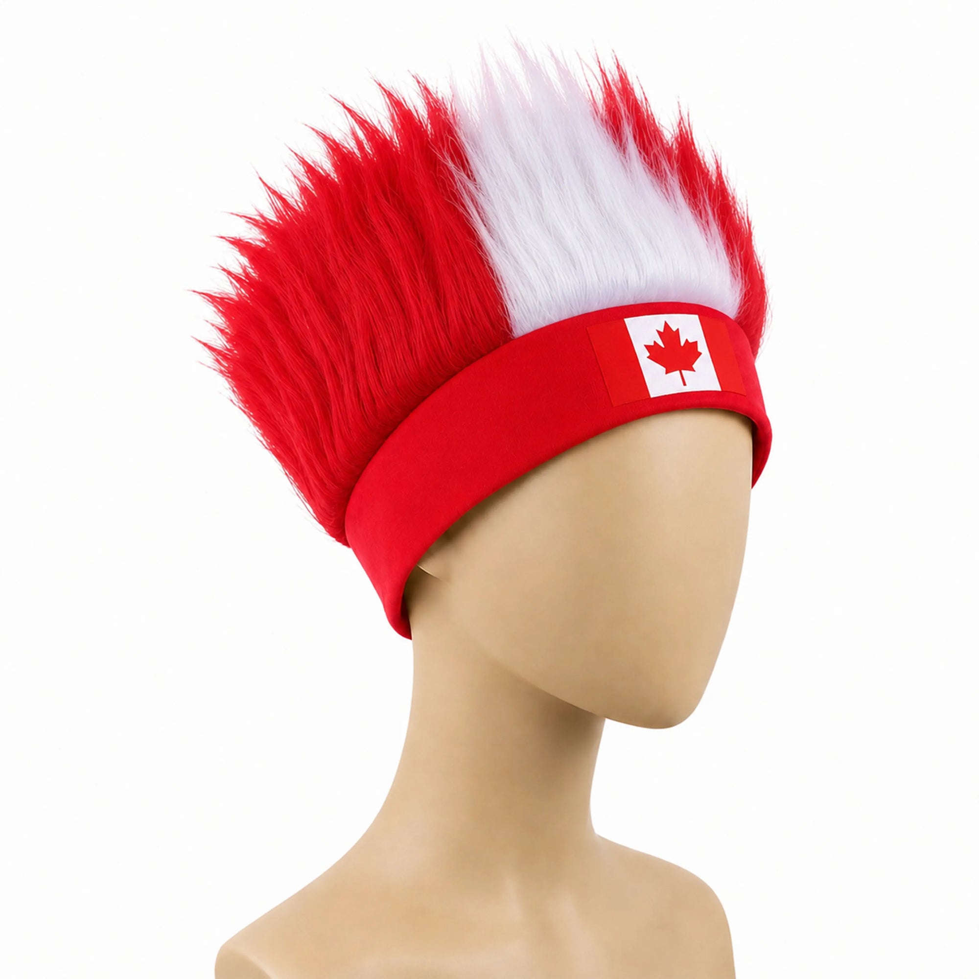 Ultimate World Cup Fan Wig - Vibrant National Flag Colors