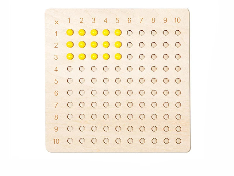 Montessori 99 Multiplication Board - Fun Math Learning Tool for Kids