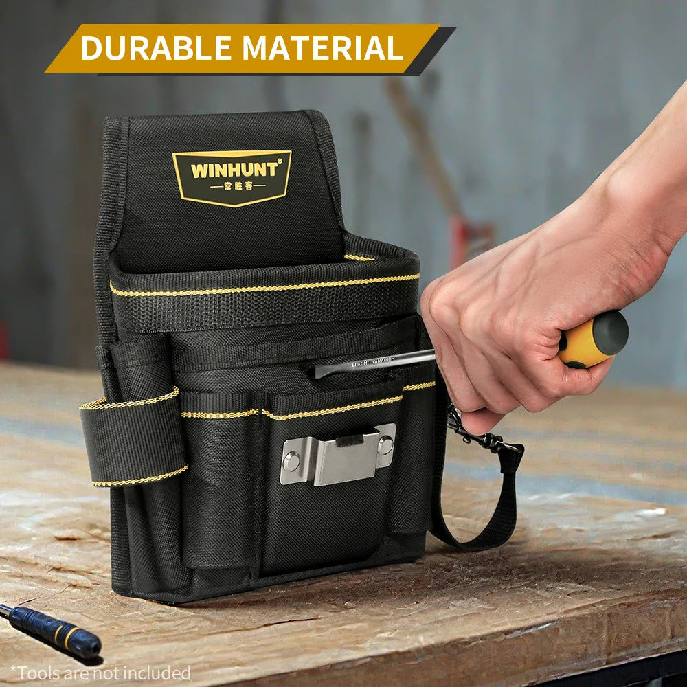 Durable Electrician Tool Waist Bag - Multifunctional & Portable
