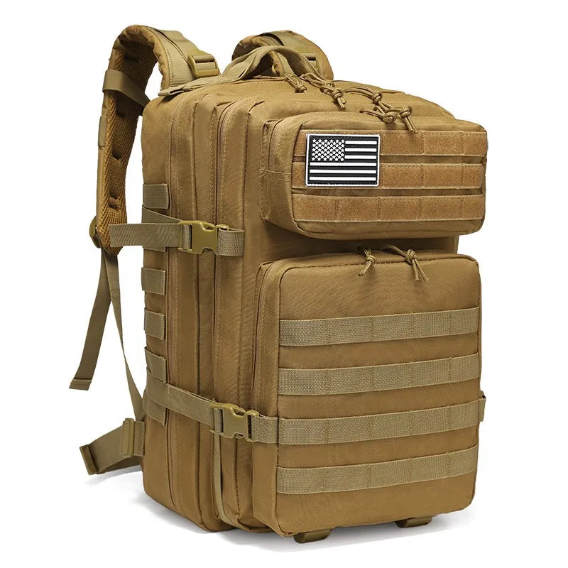 Durable 45L Tactical Backpack for Travel & Outdoor Adventures