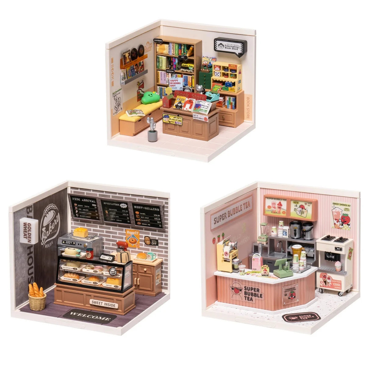 ROBOTIME Rolife Miniature Dollhouse Creative Home Decor for All Ages