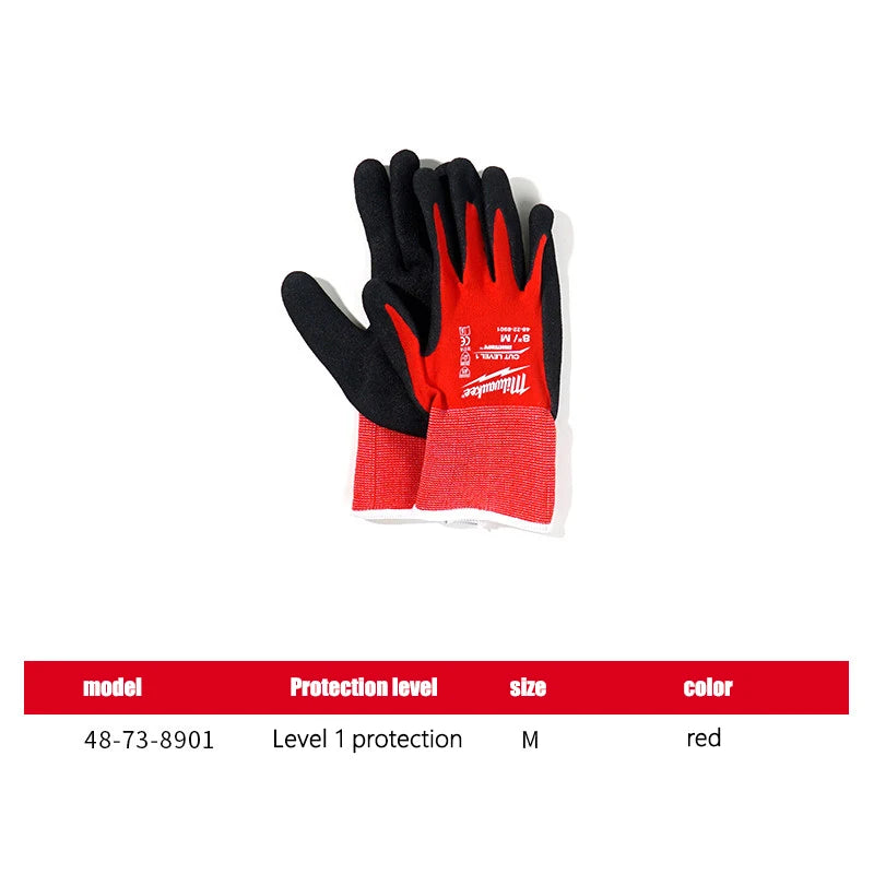 Milwaukee Heavy-Duty Touchscreen Work Gloves - Non-Slip Grip, Durable