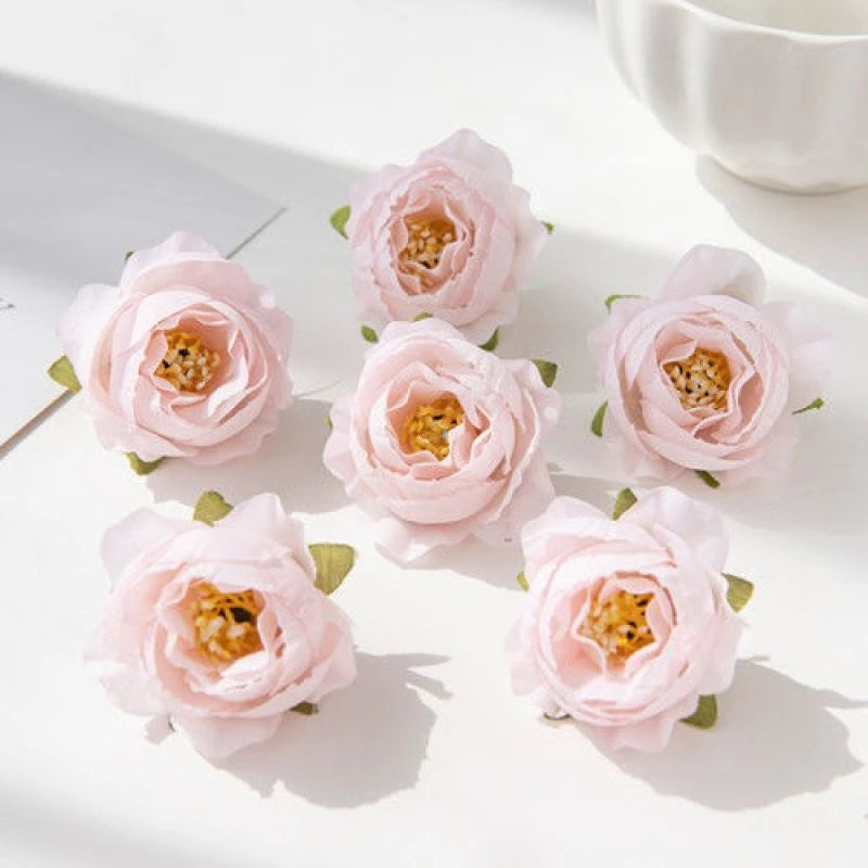 40/80pcs Silk Artificial Roses - Perfect for Weddings & Decor