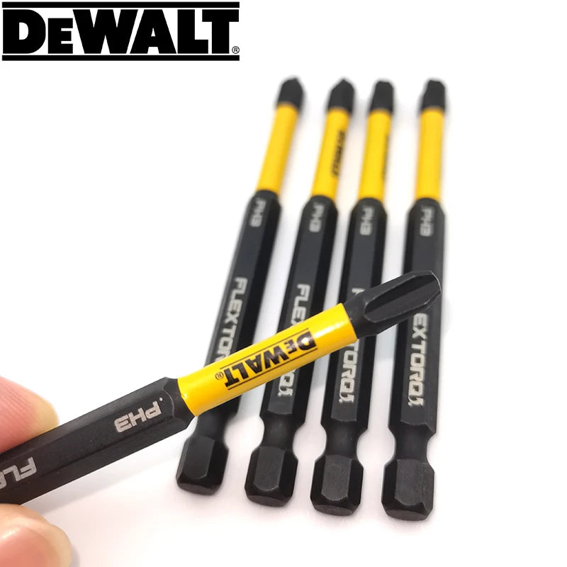 DEWALT 89MM FLEXTORQ PH3 Impact Drill Bits Set - 5 High-Speed Steel