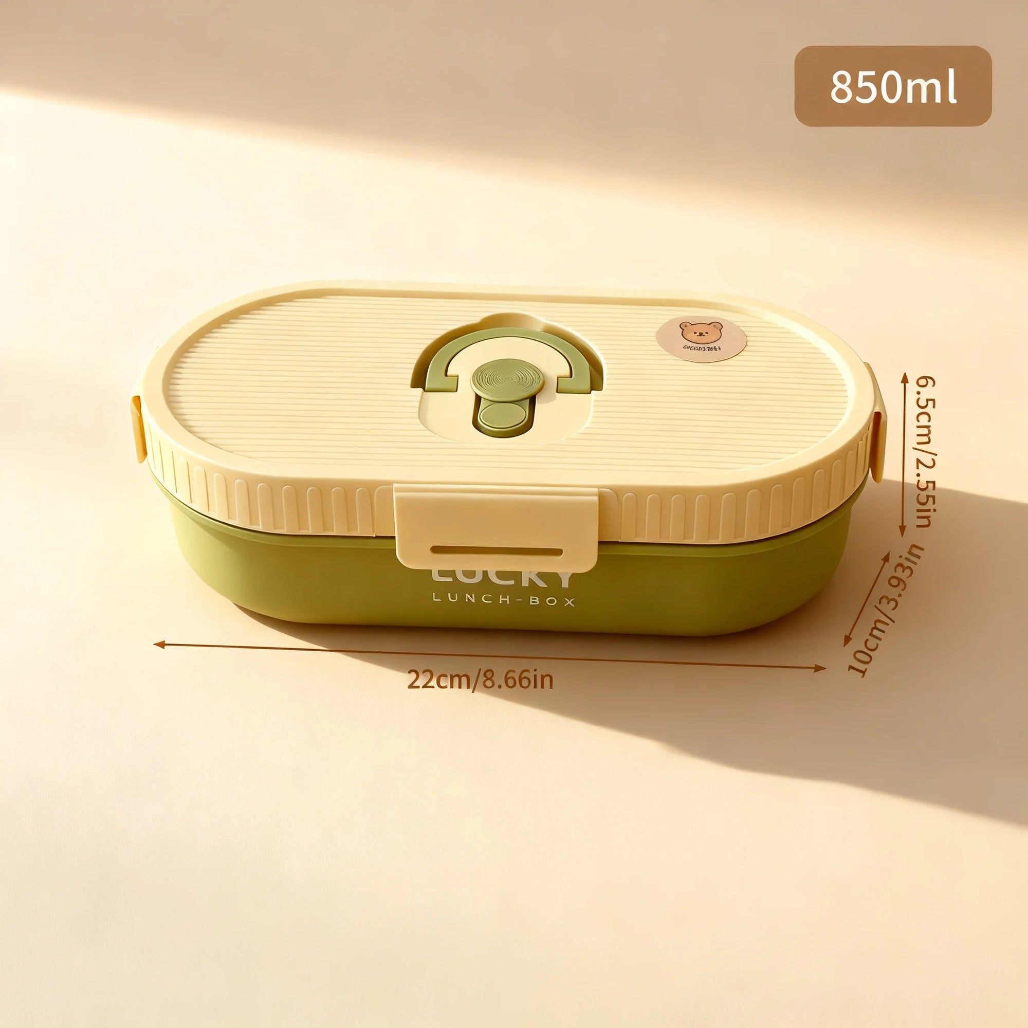 850ML Stainless Steel Thermal Bento Lunch Box - Perfect for Kids