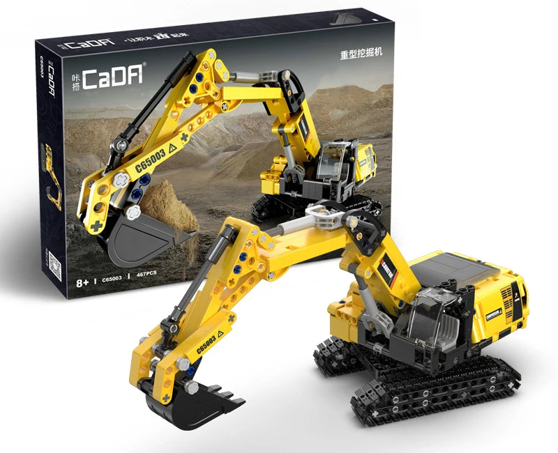 Cada 693Pcs Heavy Mining Truck Building Blocks Set for Kids