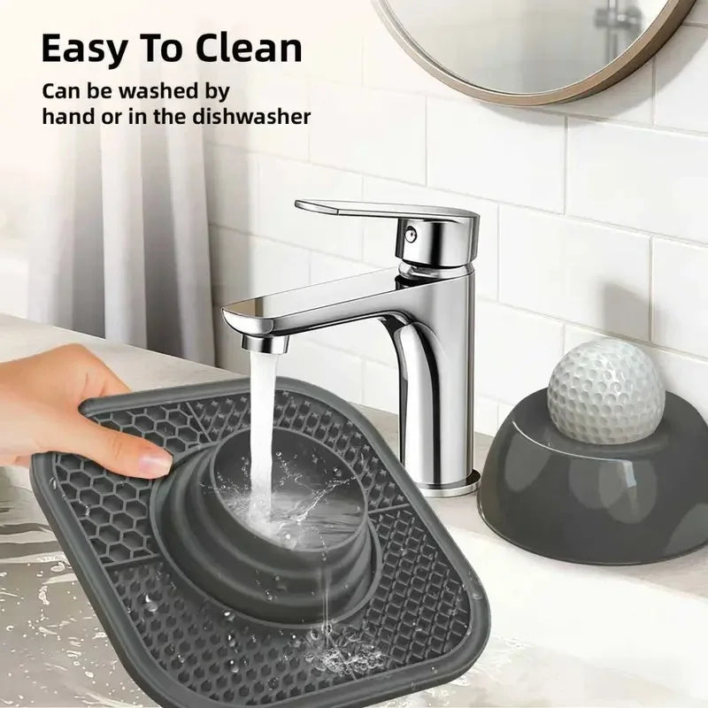 Engaging Slow Feeder Dog Bowl with Interactive Ball & Licking Mat