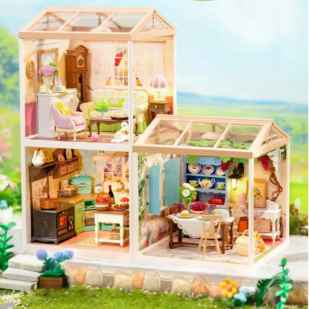 Rolife DIY Miniature Courtyard Kit - Perfect Gift for All Ages