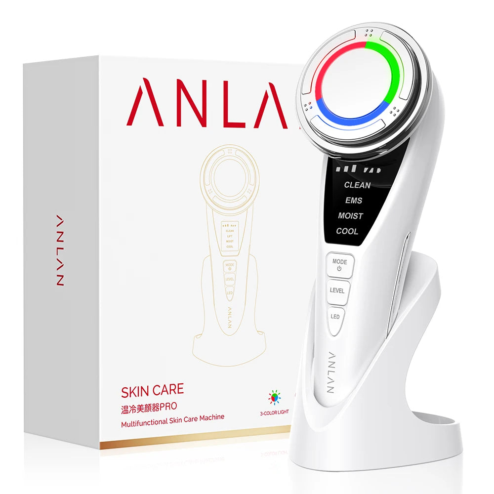 ANLAN Pro Facial Massager - Microcurrent Lift & Cold Therapy Device