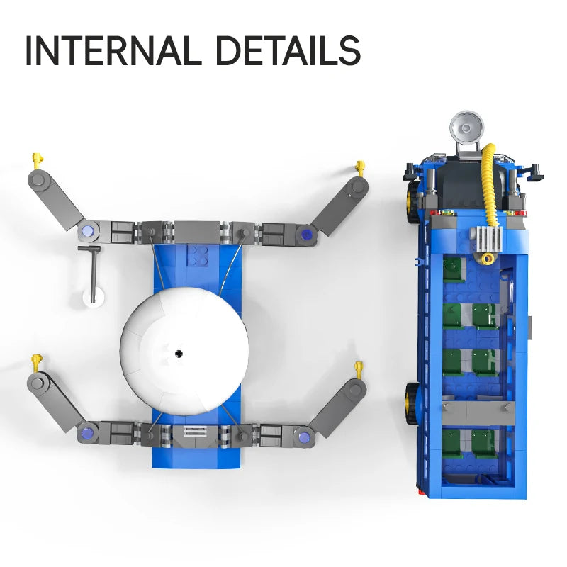 Creative Flying Bus Building Blocks - Ultimate Model Set
