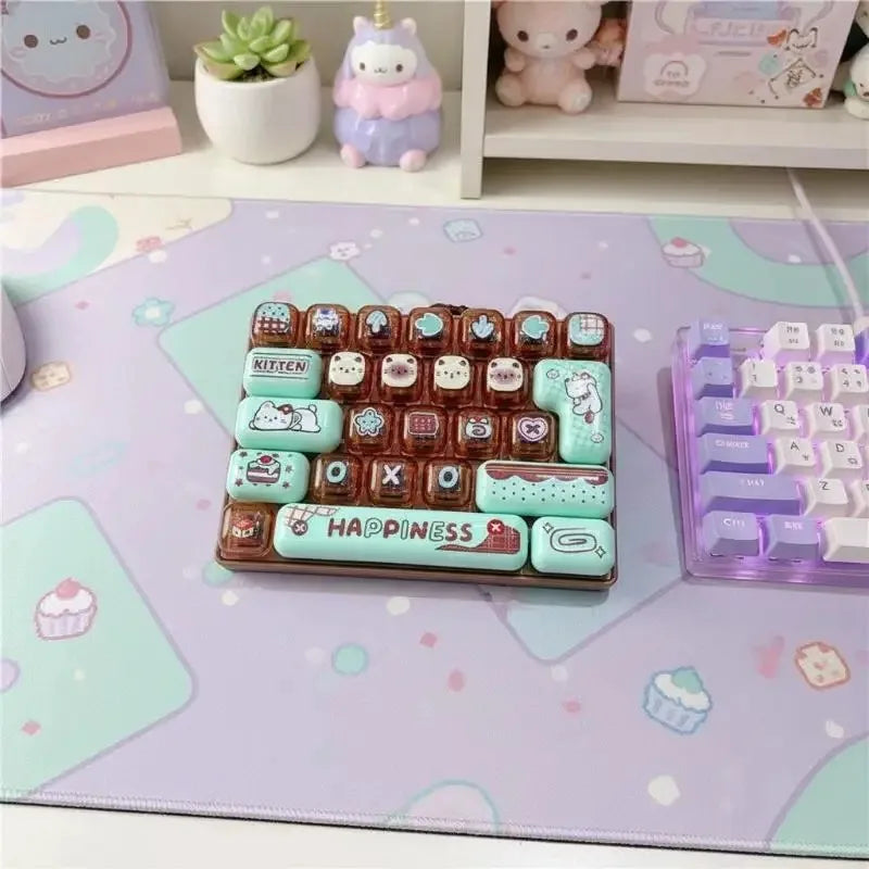 Cute 26-Key Stress Relief Fidget Toy - Durable & Portable Décor