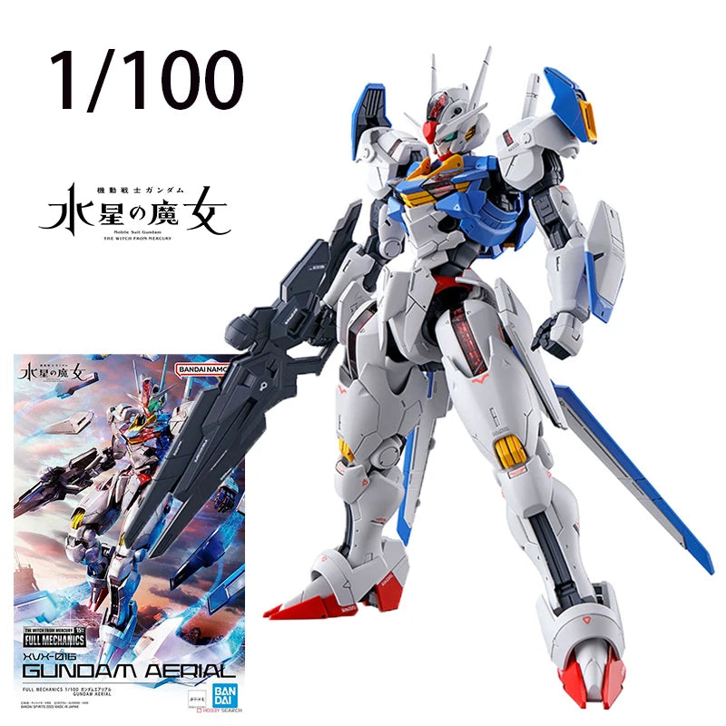 Bandai AERIAL 1/100 Gundam Action Figure - Anime Collectible
