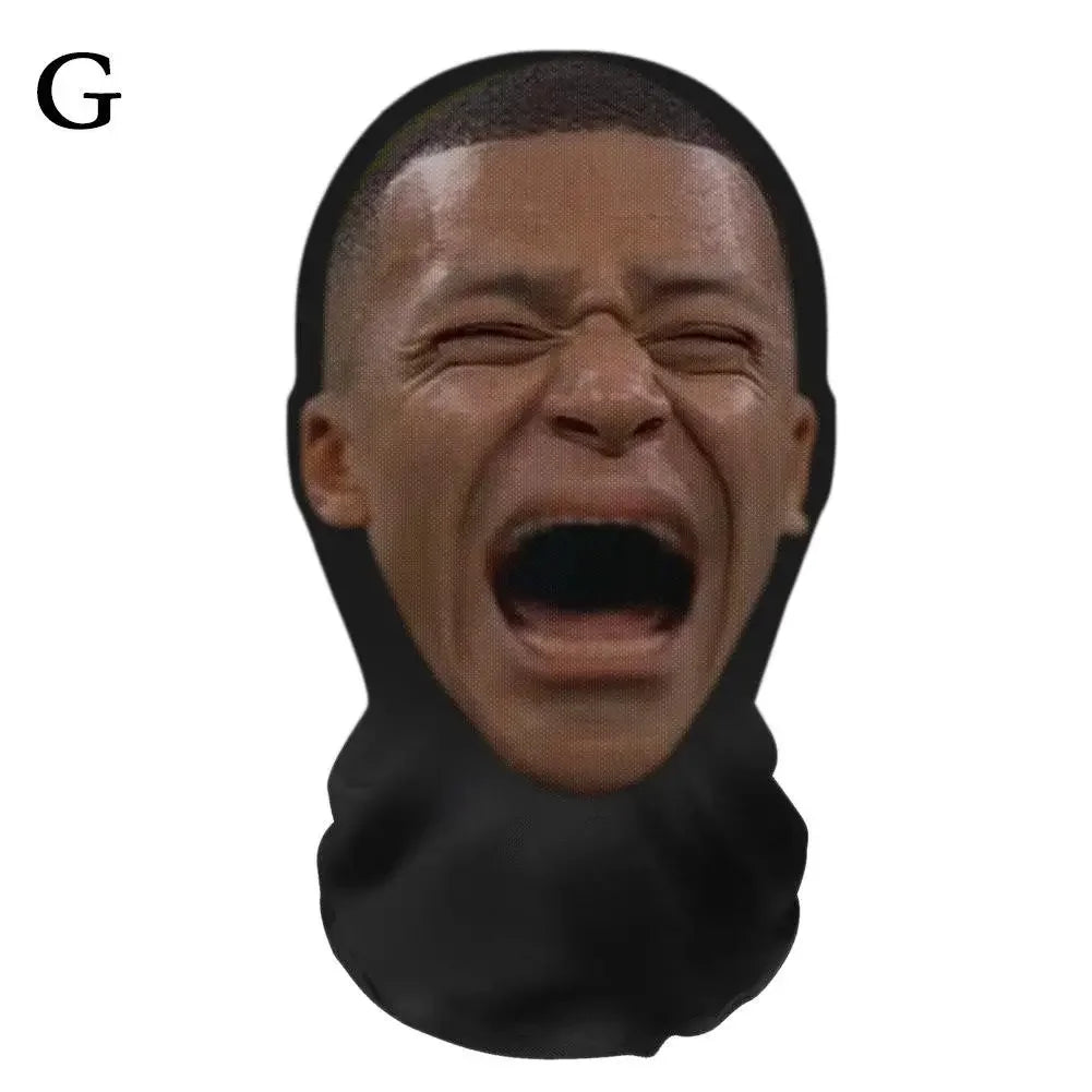 3D Realistic Full Face Halloween Mask - Funny Celebrity Balaclava