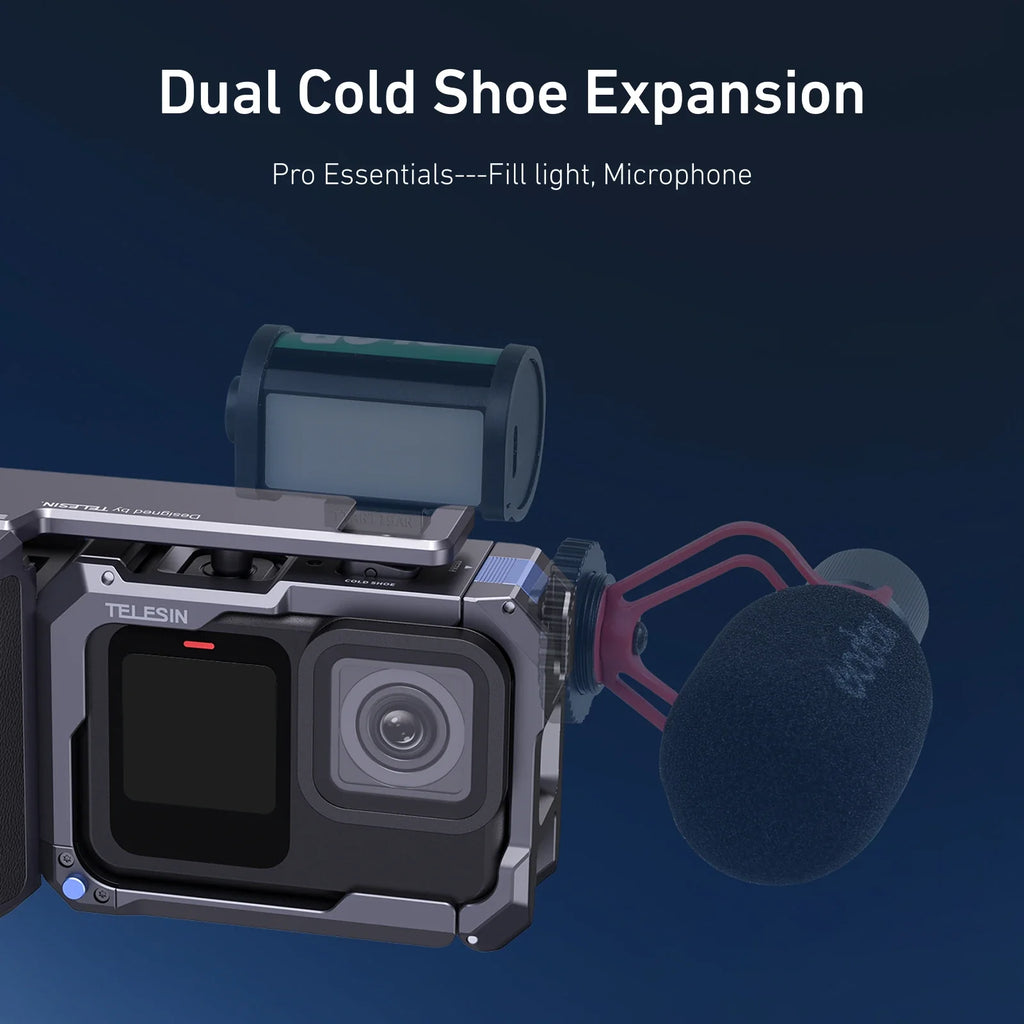 TELESIN StreetGrip Kit for GoPro HERO 9-13 | Capture Cinematic Action