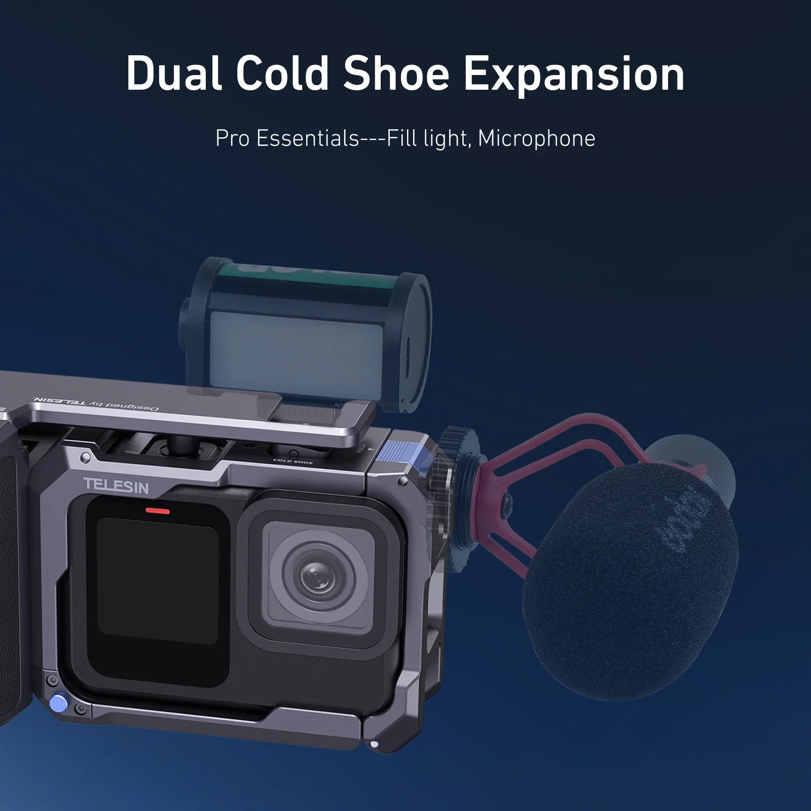 TELESIN StreetGrip Kit for GoPro HERO 9-13 | Capture Cinematic Action