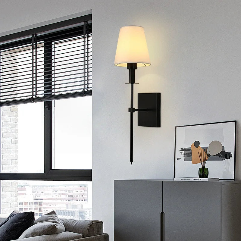 Modern Gold LED Wall Sconce for Bedroom & Home Decor