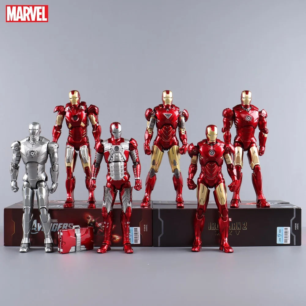 ZD Toys Iron Man Action Figures - 7" Fully Articulated Collectibles