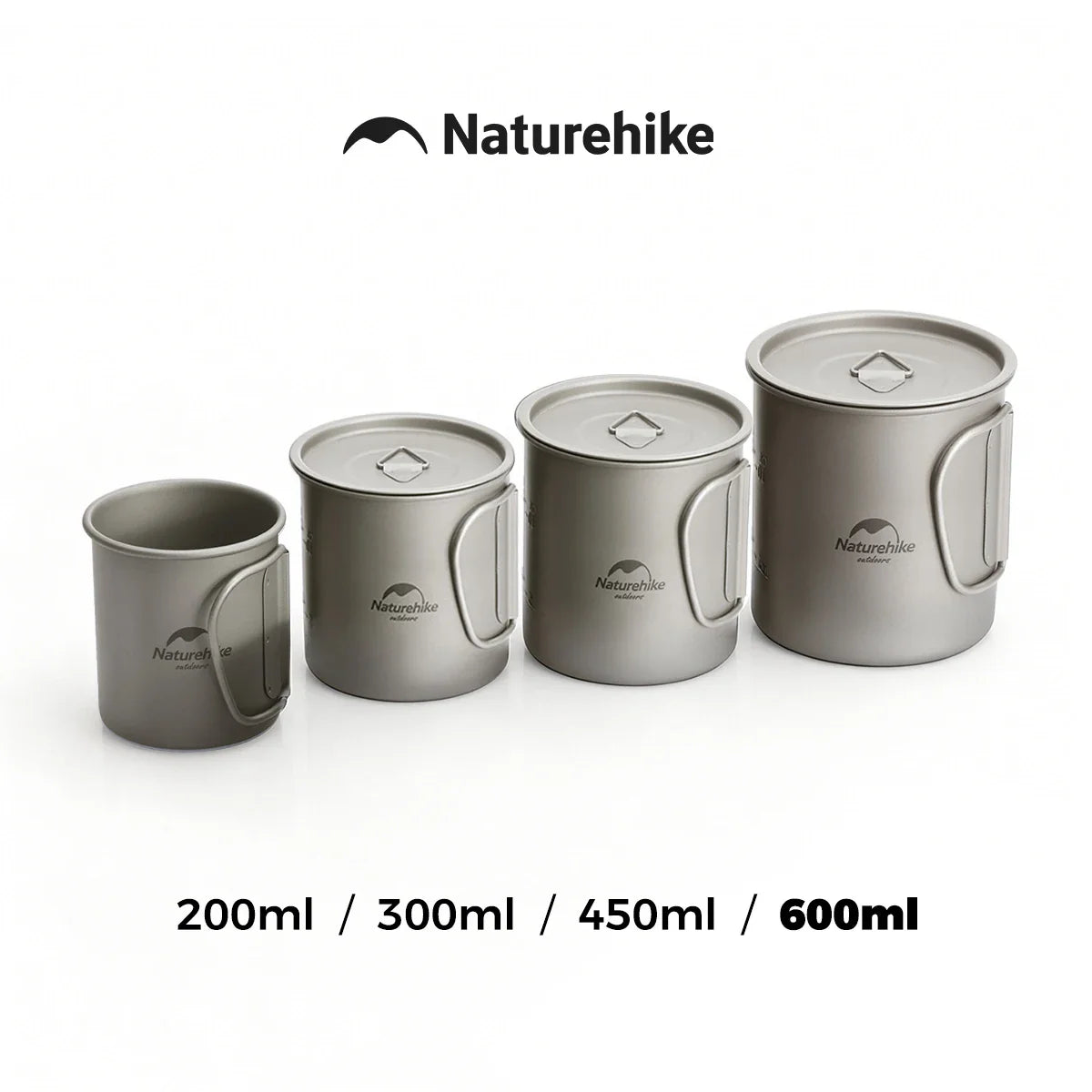 Naturehike Titanium Camping Cup - Ultralight Portable Tea Mug