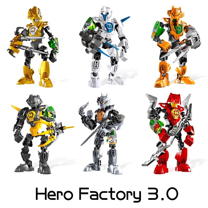 Hero Factory Evo Star Warrior 2-in-1 Building Blocks Robot Toy