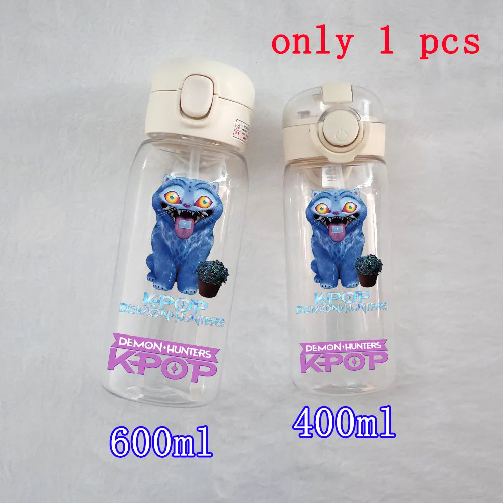 K-Pop Large Capacity Water Bottle - 400ML to 600ML for Fans