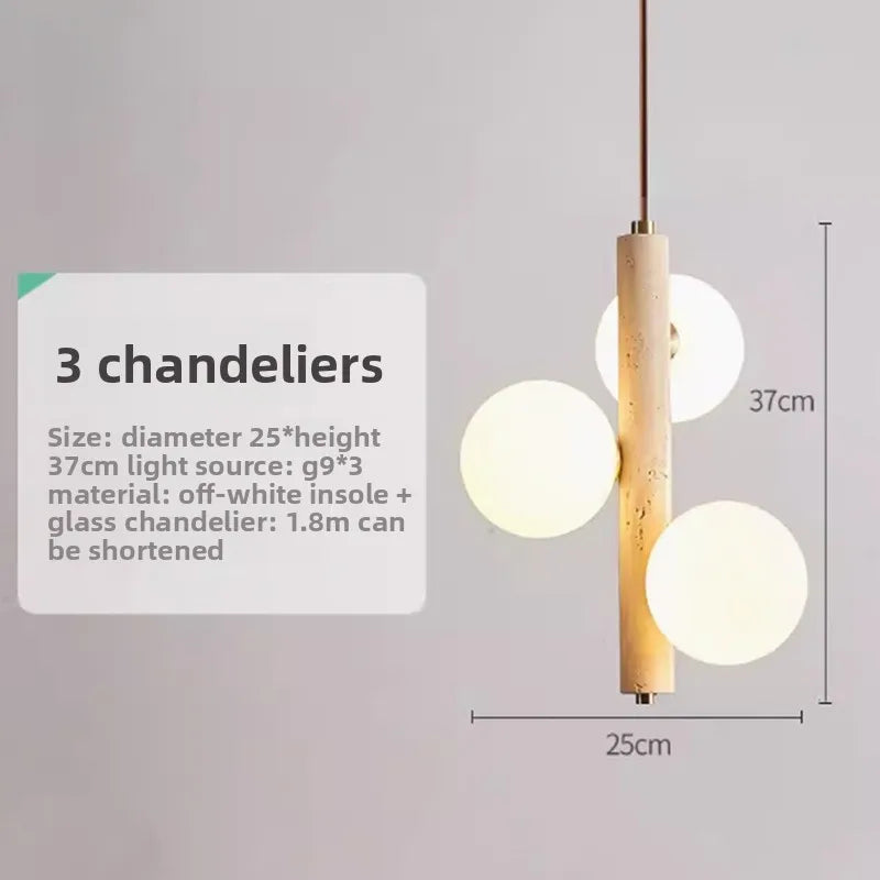 Elegant Frosted Glass Crystal Chandelier – Modern Pendant Light