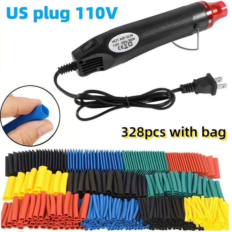 AOKIN 127/164/328/560Pcs Heat Shrink Tubing Kit with Hot Air Gun
