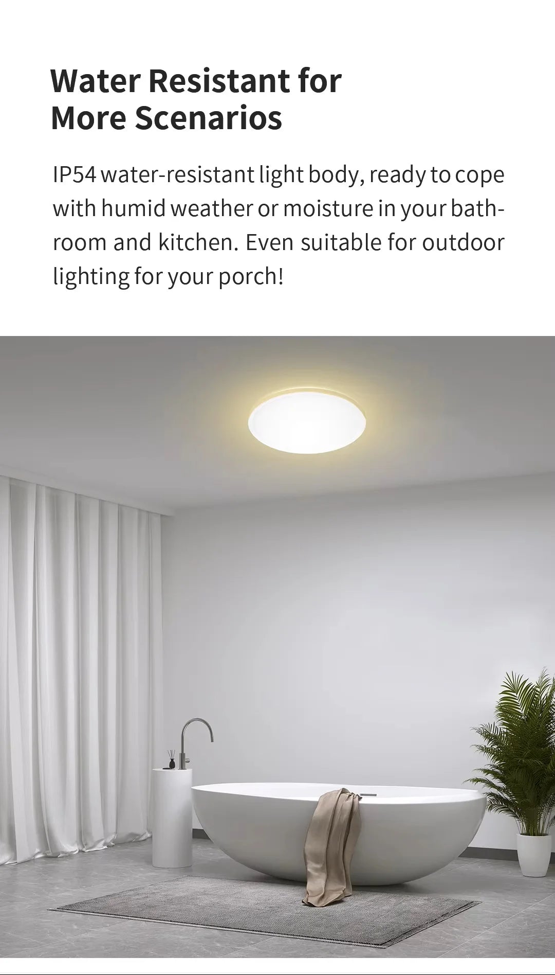 Yeelight Smart RGB Ceiling Light - Dimmable & Voice Control