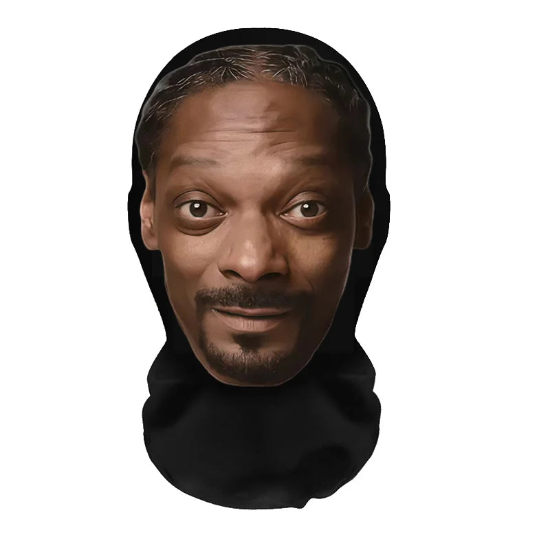 3D Realistic Full Face Halloween Mask - Funny Celebrity Balaclava