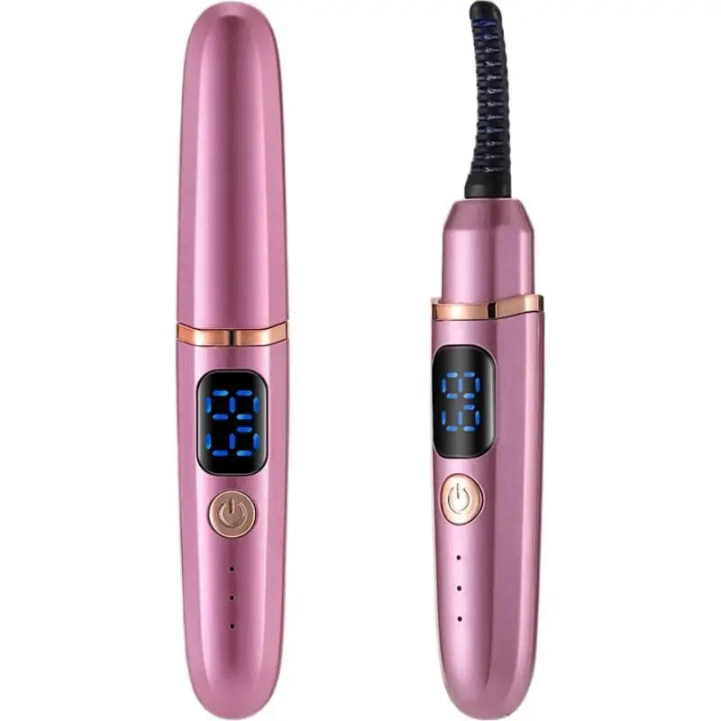 Rechargeable Heated Eyelash Curler with Digital Display & 3 Temperatures