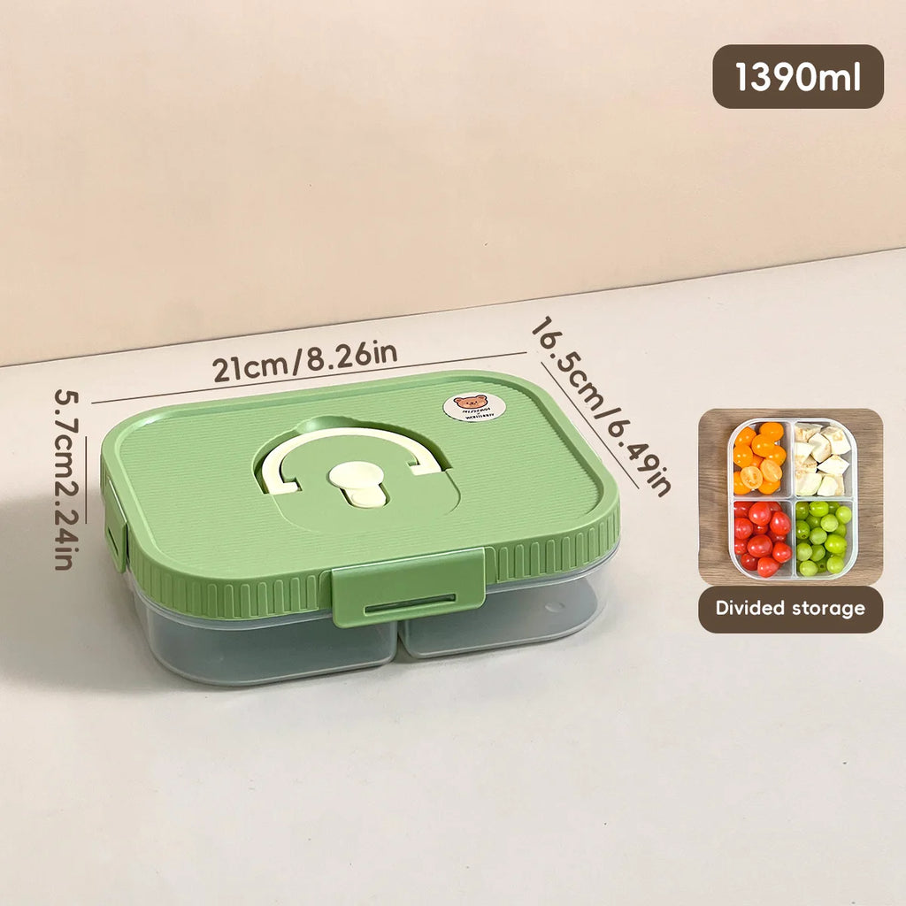 Divided Spice Storage Box - Moisture & Insect Proof Organizer