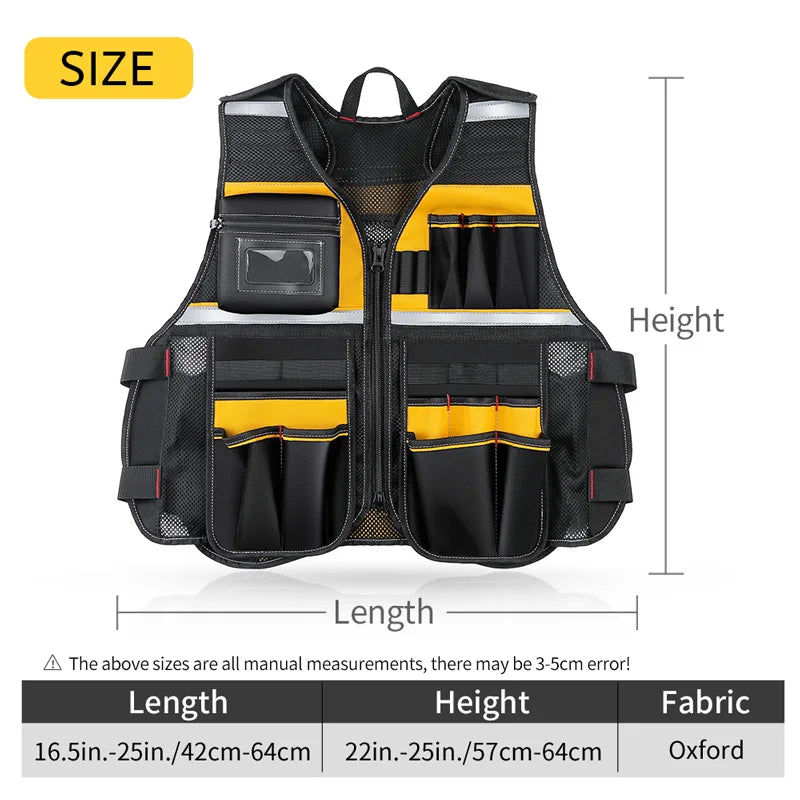 WINHUNT Multi-Pocket Tool Vest Bag - Adjustable & Convenient Storage