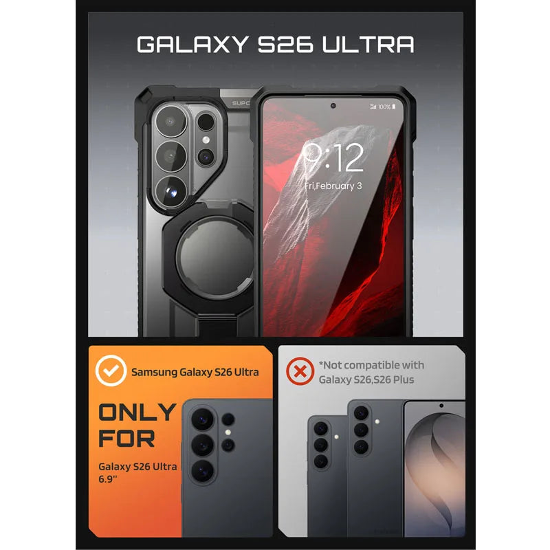SUPCASE UB Grip Shockproof Case for Samsung Galaxy S26 Ultra