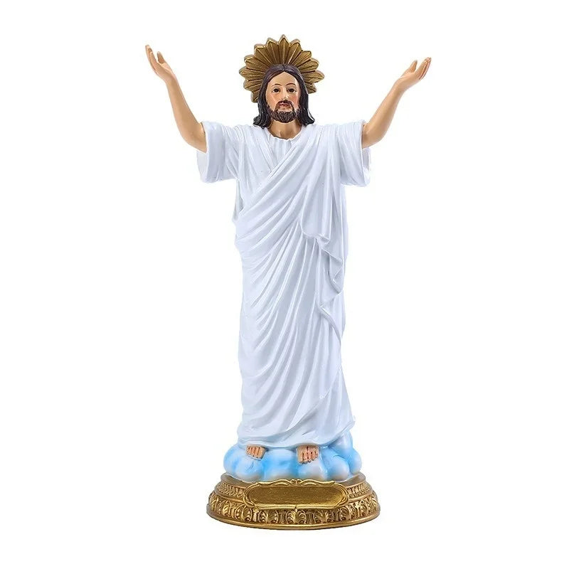 He Is Risen Statue - 8" Jesus Christ Resurrection Figurine