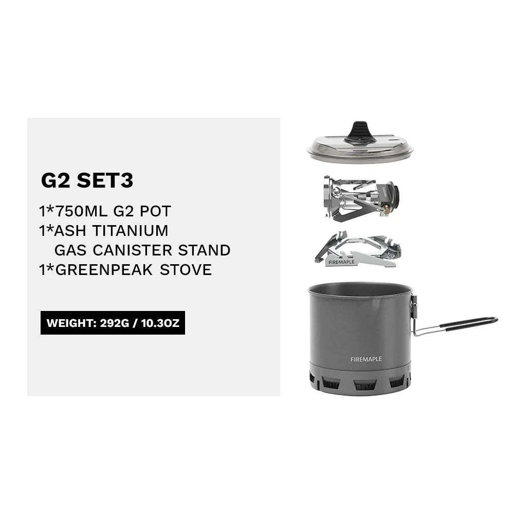 Fire Maple Ultralight Camping Cooking System - Portable Gas Burner