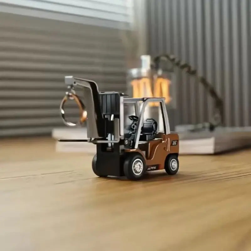 1/64 Remote-Controlled Alloy Forklift - Fun Tabletop Engineering Toy