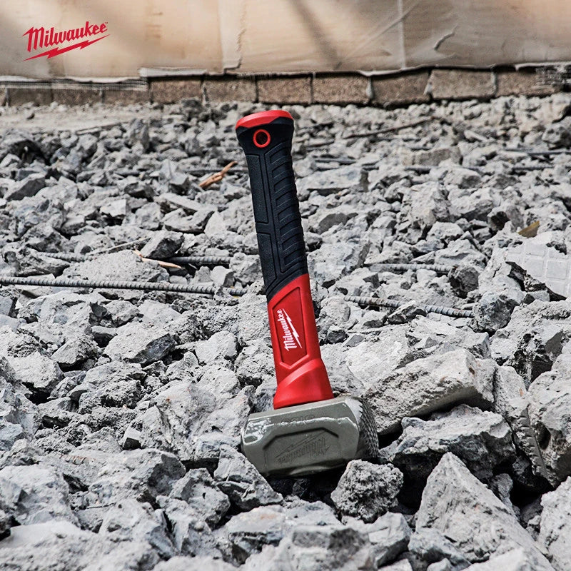 Milwaukee 3-Pound Stonemason Hammer for Wall Demolition & Chiseling