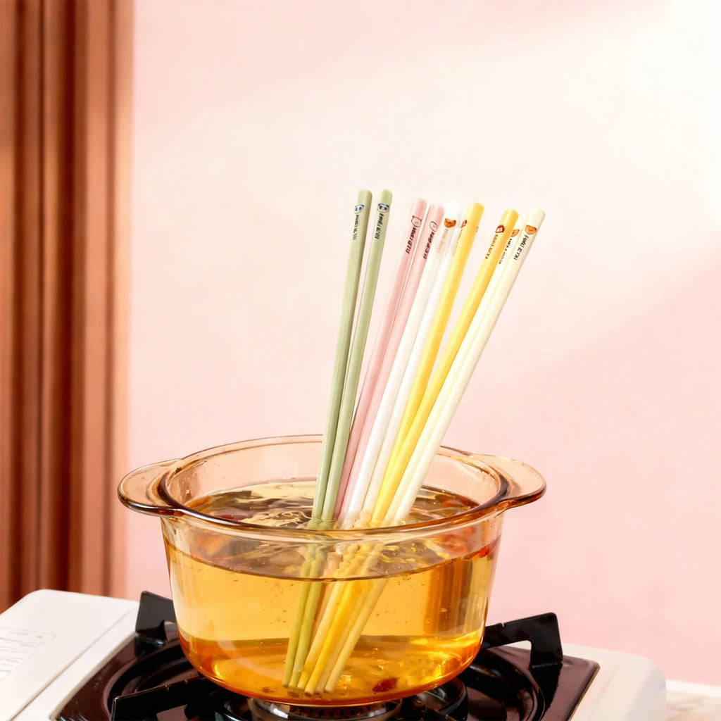 Cute Ceramic Chopsticks - Non-Slip & High-Temperature Resistance